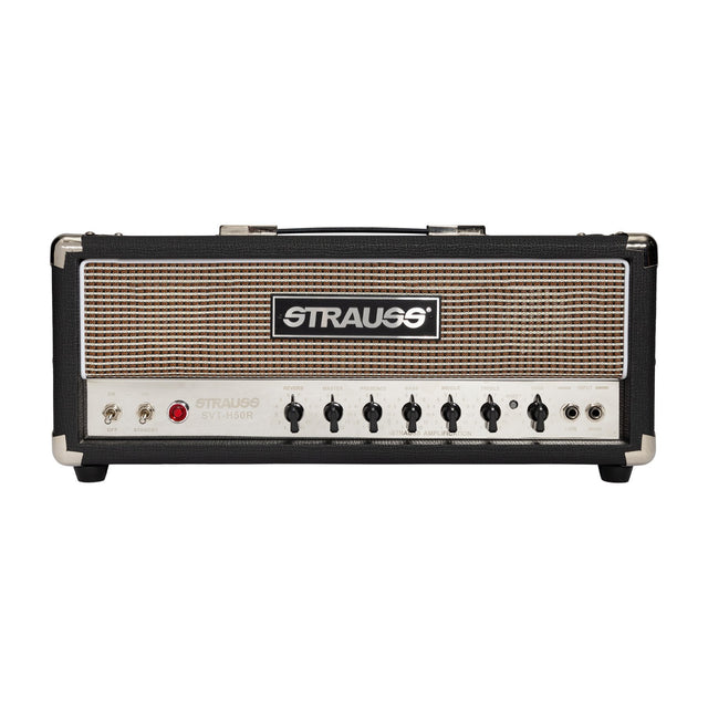 Strauss SVT-H50R 50 Watt Valve Amplifier Head with Reverb (Black)-SVT-H50R-BLK