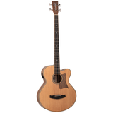 Tanglewood TRABBW Reunion Australian Red Cedar Top Super Jumbo Acoustic Bass with Black Walnut B/S