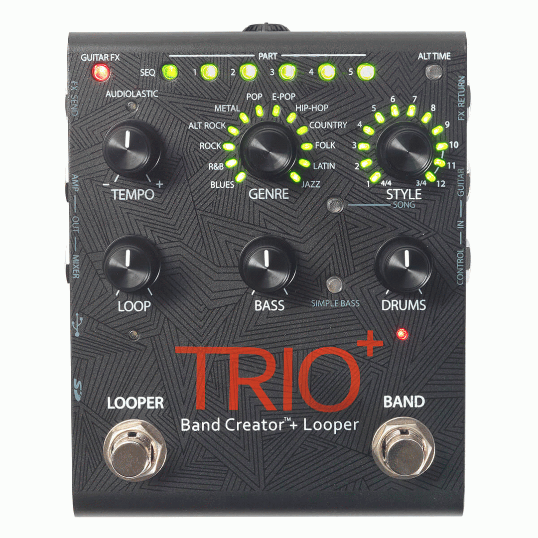 DIGITECH TRIO PLUS BAND CREATOR PEDAL W/ LOOPER