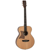 Tanglewood TRU3-HR-LH / TRPRO-F-HR-LH Reunion Pro Solid Australian Red Cedar Top Folk with Hawaiian Rain Wood B/S Left Handed