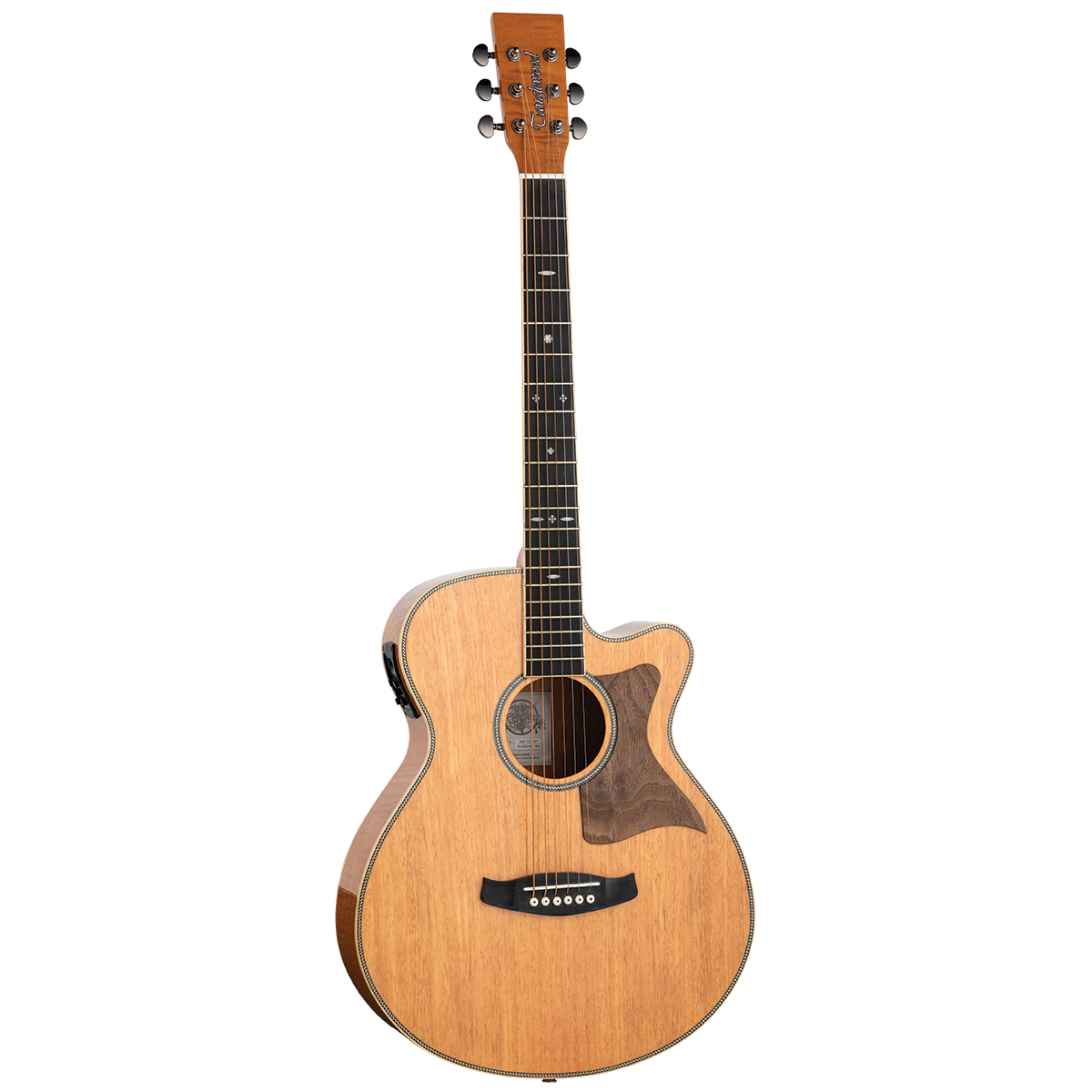 Tanglewood TRU4-CE-FMH / TRPRO-SFCE-FMH Reunion Pro Solid Australian Red Cedar Top Super Folk C/E with Flame Okoume B/S