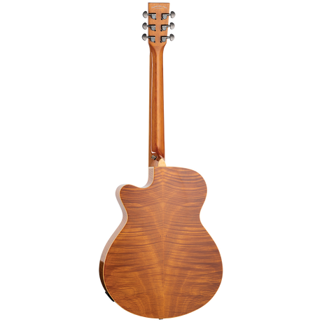 Tanglewood TRU4-CE-FMH / TRPRO-SFCE-FMH Reunion Pro Solid Australian Red Cedar Top Super Folk C/E with Flame Okoume B/S