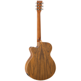 Tanglewood TRU4-CE-PW / TRPRO-SFCE-PW Reunion Pro Solid Australian Red Cedar Top Super Folk C/E with Pacific Walnut B/S