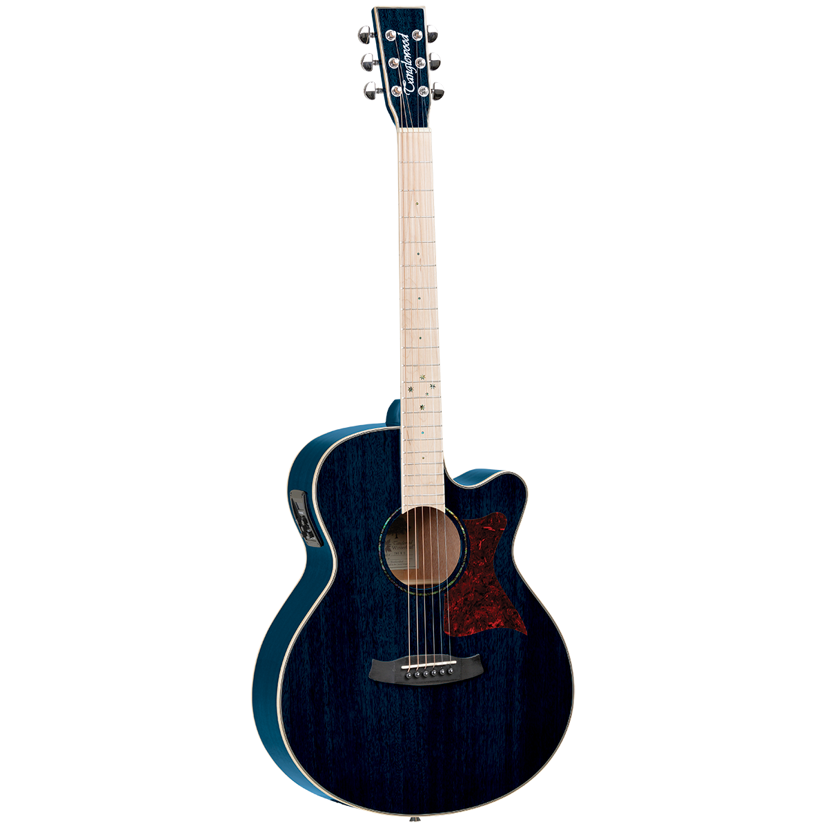 Tanglewood TW4EBLA Winterleaf Blonde Superfolk C/E Bondi Blue Gloss