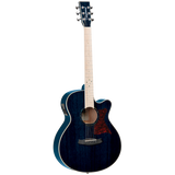 Tanglewood TW4EBLA Winterleaf Blonde Superfolk C/E Bondi Blue Gloss