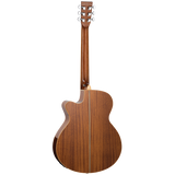 Tanglewood TW4EFM Winterleaf Exotic Superfolk Solid Top C/E Tiger Flame Maple