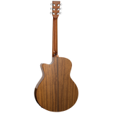 Tanglewood TW4EVCPW Winterleaf Exotic Grand Auditorium Solid Top C/E Pacific Walnut Veneer