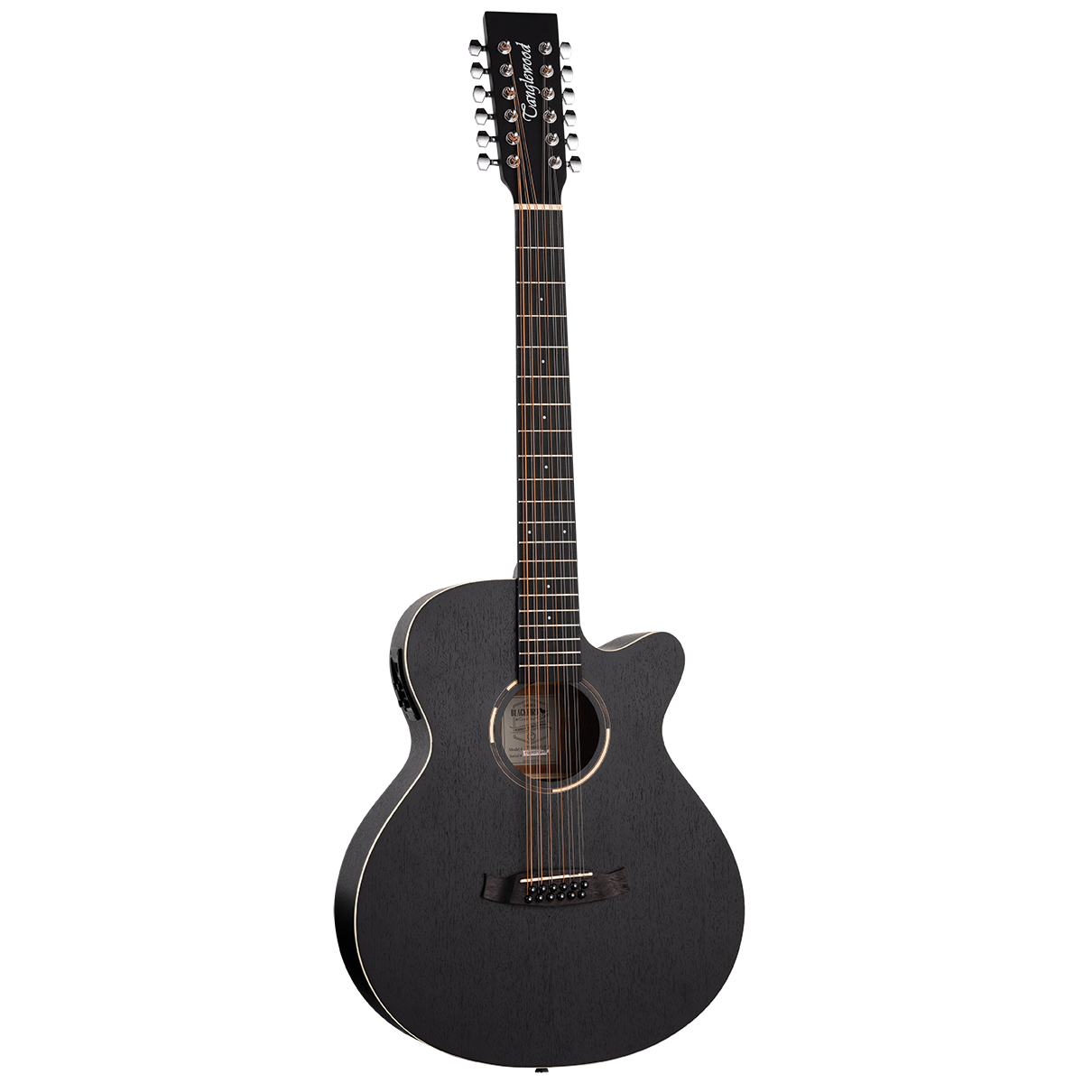 Tanglewood TWBBSFCE12 Blackbird SuperFolk 12-String C/E Smokestack Satin