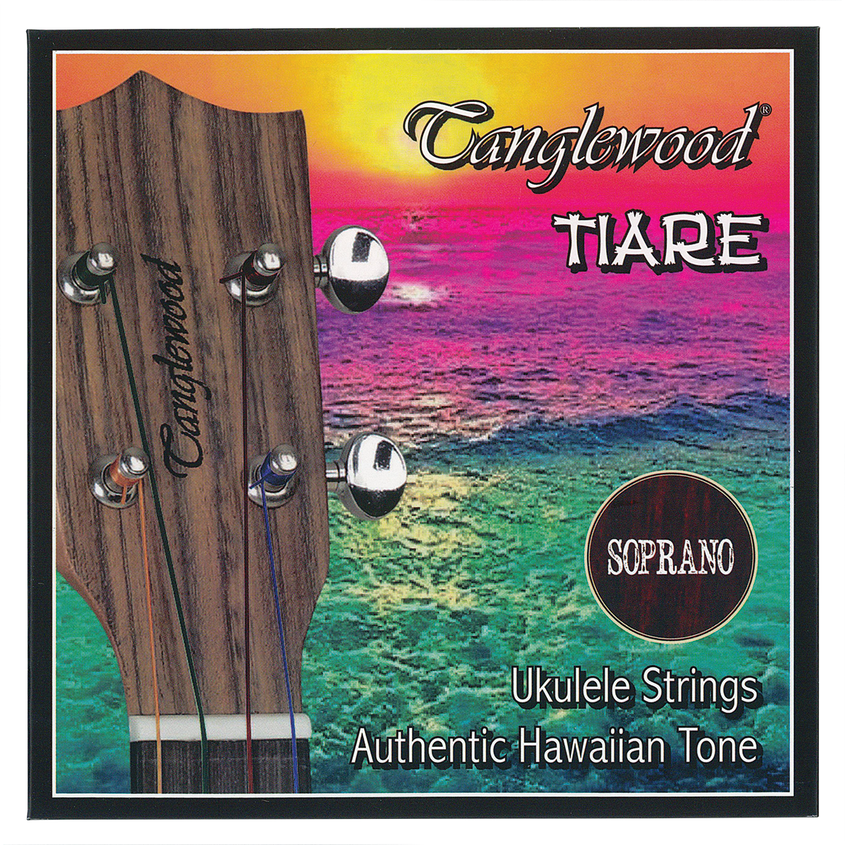 Tanglewood TWUSSR Soprano Ukulele Rainbow String Set Tie End