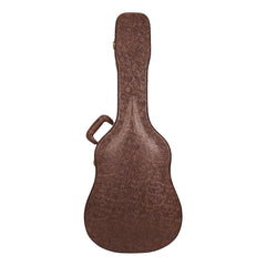 Timberidge Deluxe Shaped Dreadnought Acoustic Guitar Hard Case (Paisley Brown)-TGC-A44T-PASBRN