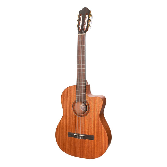 Timberidge 'Messenger Series' Mahogany Solid Top Acoustic-Electric Classical Cutaway Guitar (Natural Satin)-TRCC-MM-NST