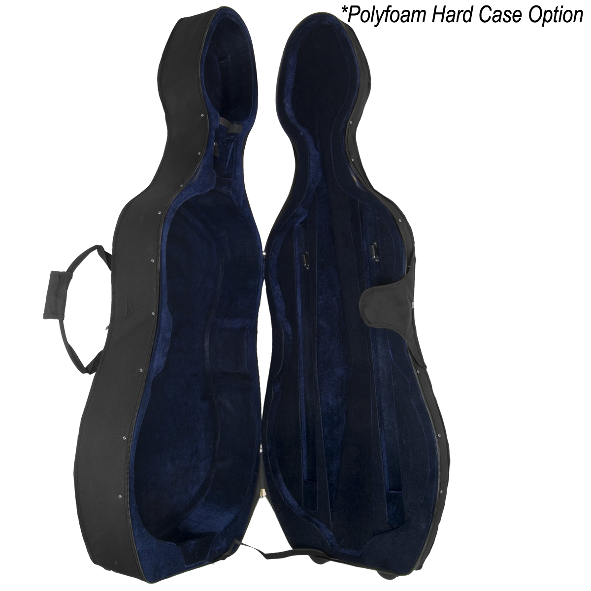 Vivo Student 4/4 Cello Outfit with Bag - Setup