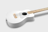 Loog Pro VI Acoustic Guitar in White - Best 1st Guitar for Kids