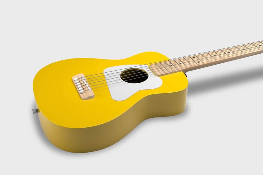 Loog Pro VI Acoustic Guitar in Yellow - Best 1st Guitar for Kids