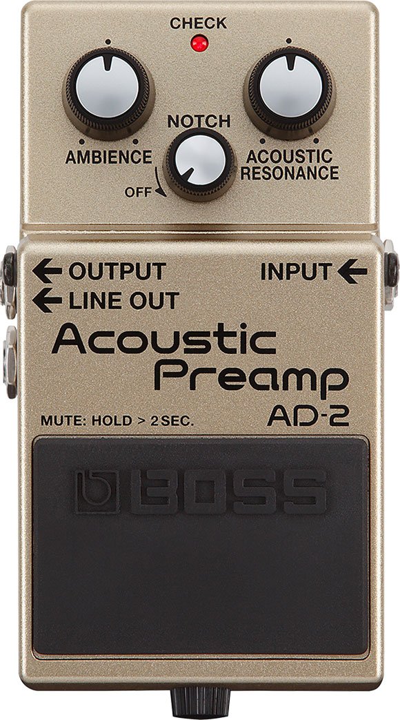 BOSS AD-2 Acoustic Preamp Compact Pedal