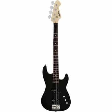 Aria STB-PJ Series Electric Bass Guitar in Black