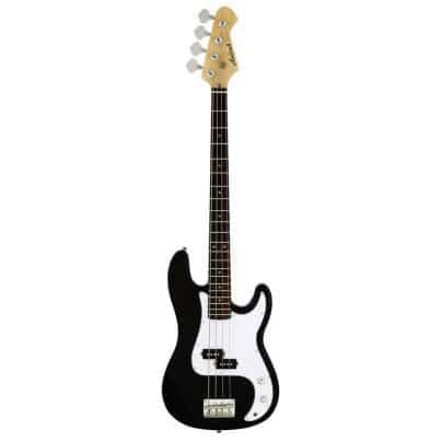 Aria STB-PB Series Electric Bass Guitar in Black