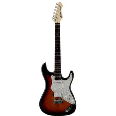 Aria 714-STD Series Electric Guitar in 3-Tone Sunburst