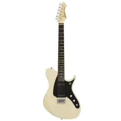 Aria J Series J-2 Electric Guitar in See-Thru Vintage White