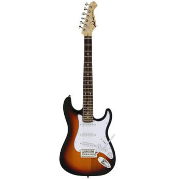 Aria STG-MINI Series 3/4 Size Electric Guitar in 3-Tone Sunburst