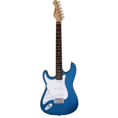 Aria STG-003 Series Left Handed Electric Guitar in Metallic Blue