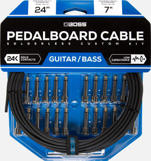 BOSS BCK-24 Pedalboard Cable Kit 24 24 connectors / 24ft cable