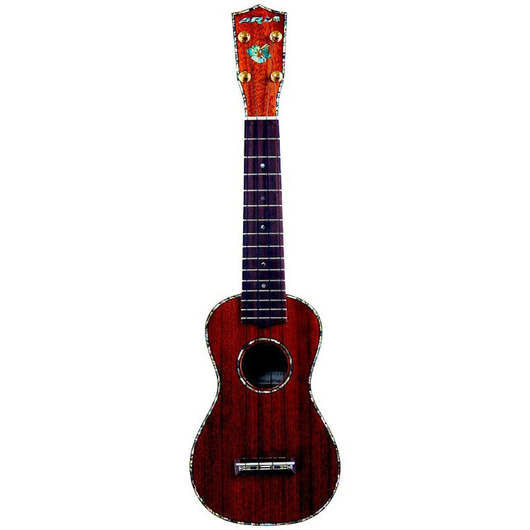 Aria AU-Series Deluxe Pro Soprano Ukulele in Natural Gloss Finish