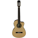 Aria AK30 Series AC/EL Classical/Nylon String Thin Body Guitar with Cutaway