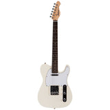 Aria Pro II TEG-Series Electric Guitar in Ivory with White Pickguard