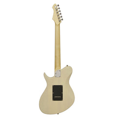 Aria J Series J-1 Electric Guitar in See-Thru Vintage White