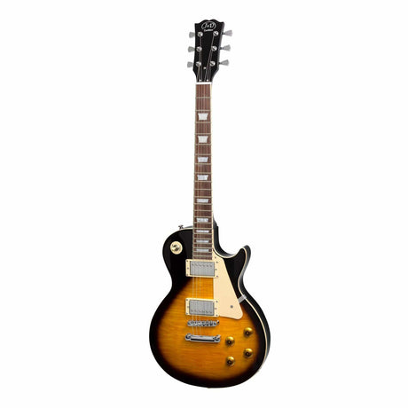 J&D Luthiers LP-Style Electric Guitar (Vintage Sunburst)-JD-DLP-VSB