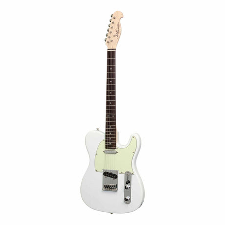 J&D Luthiers TE-Style Electric Guitar (White)-JD-DTL-VWH