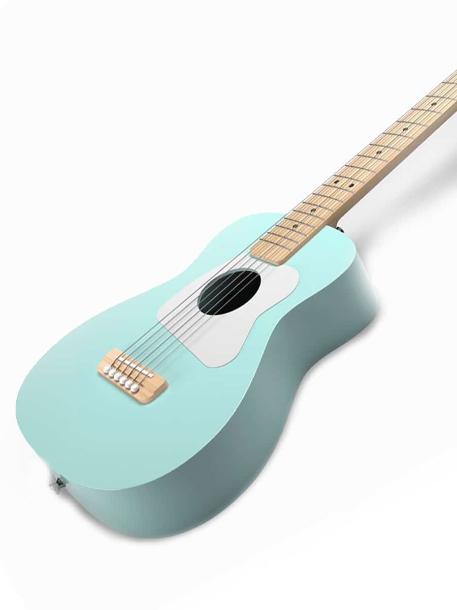 Loog Pro VI Acoustic Guitar in Green - Best 1st Guitar for Kids