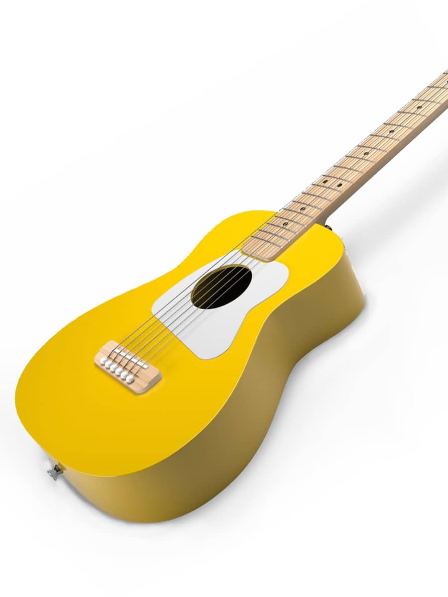 Loog Pro VI Acoustic Guitar in Yellow - Best 1st Guitar for Kids