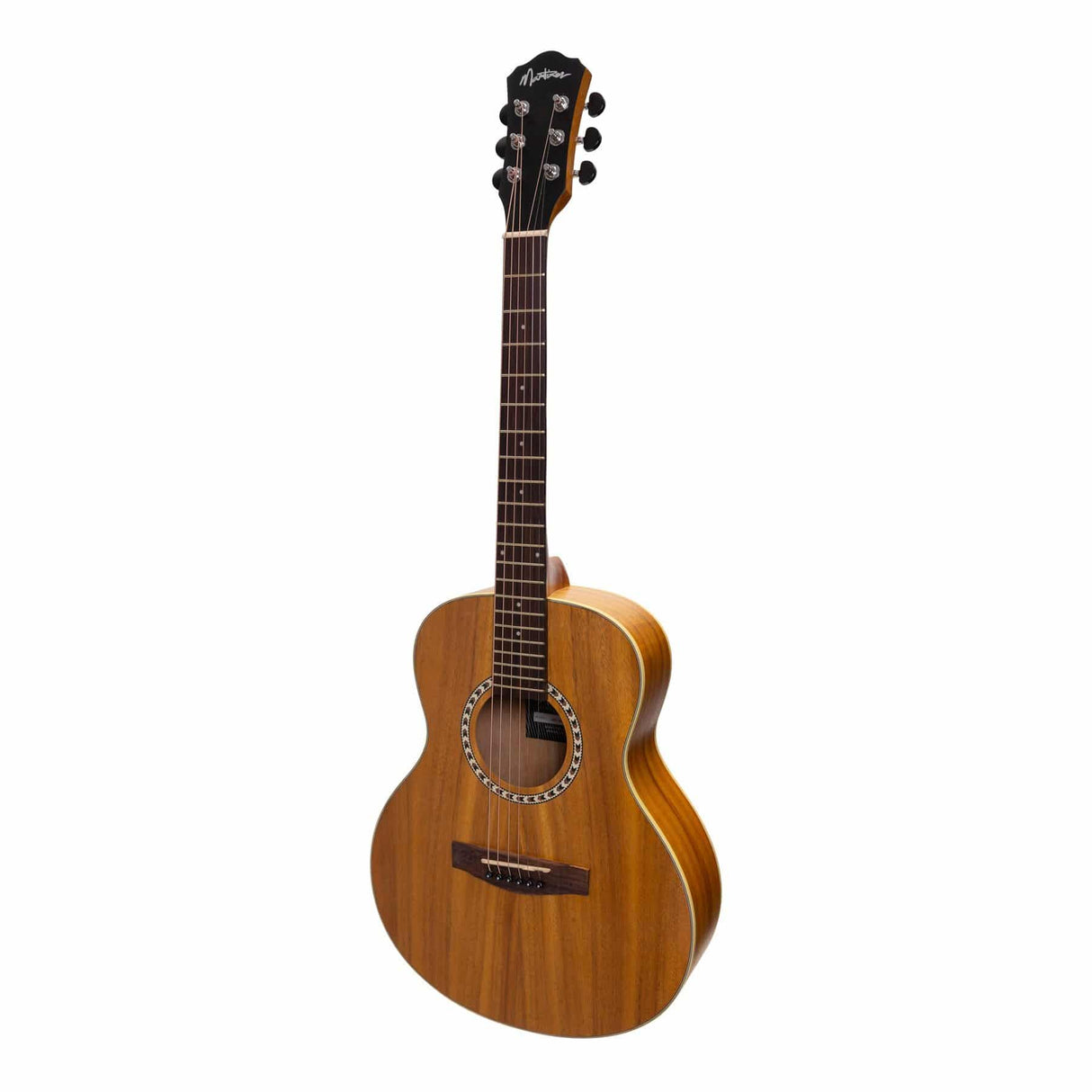 Martinez Acoustic-Electric Short Scale Guitar (Koa)-MZP-SS2-KOA