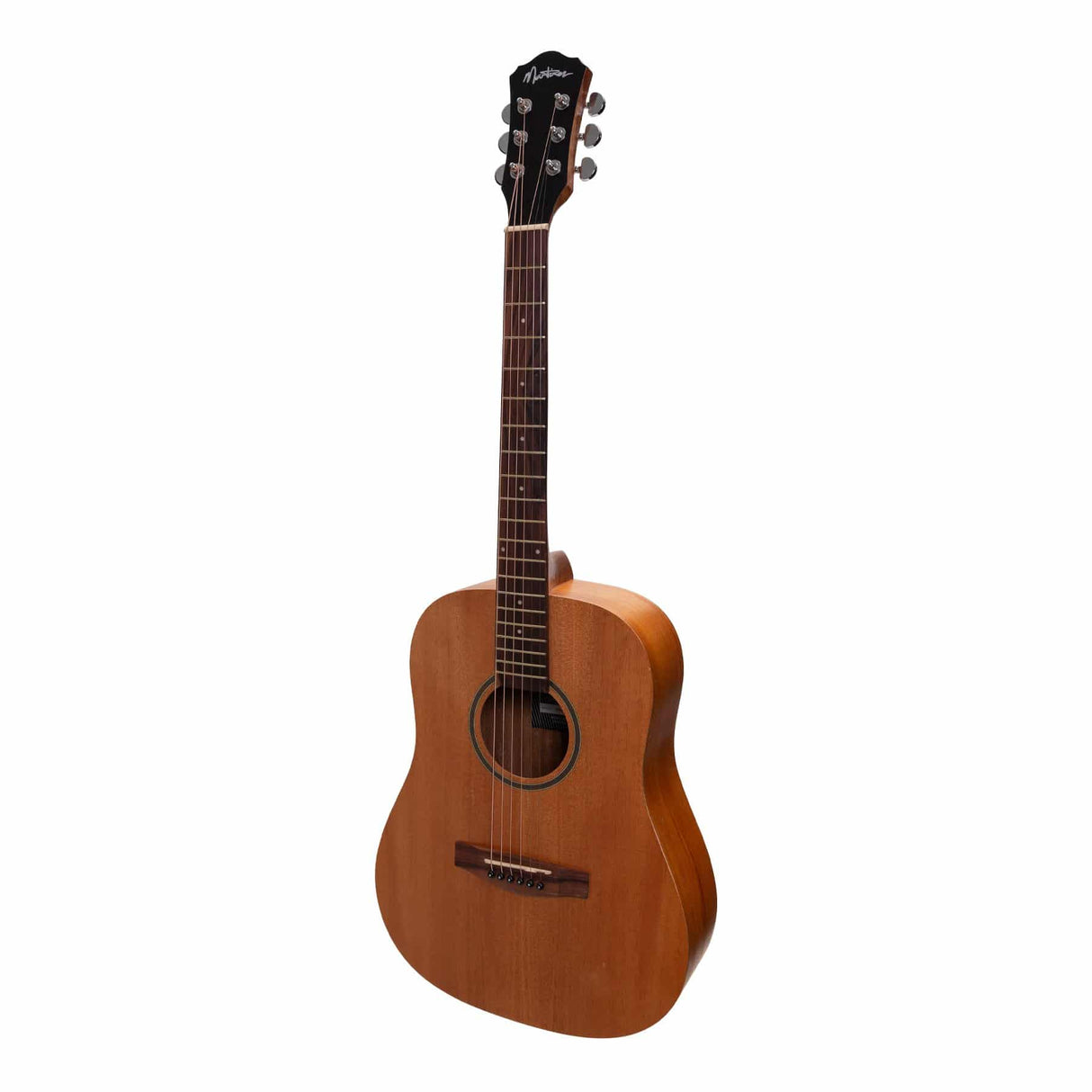 Martinez Acoustic Middy Traveller Guitar (Mahogany)-MZ-MT2-MAH