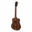 Martinez Left Handed Acoustic-Electric Babe Traveller Guitar (Rosewood)-MZP-BT2L-RWD