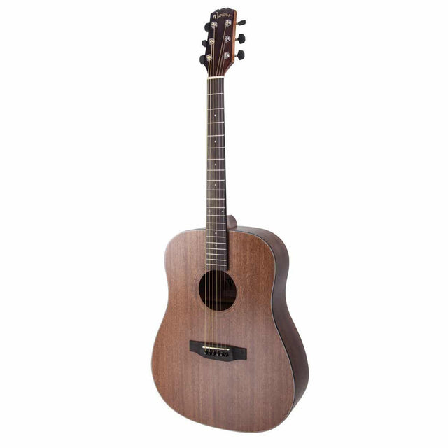 Martinez 'Natural Series' Mahogany Top Acoustic Dreadnought Guitar (Open Pore)-MND-15-MOP