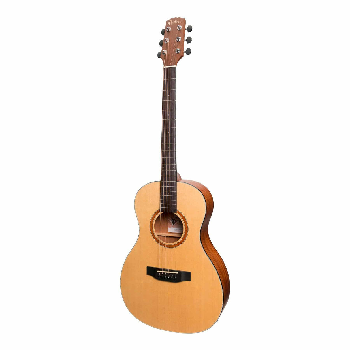 Martinez 'Natural Series' Spruce Top Acoustic-Electric Parlour Guitar (Open Pore)-MNPL-15-SOP