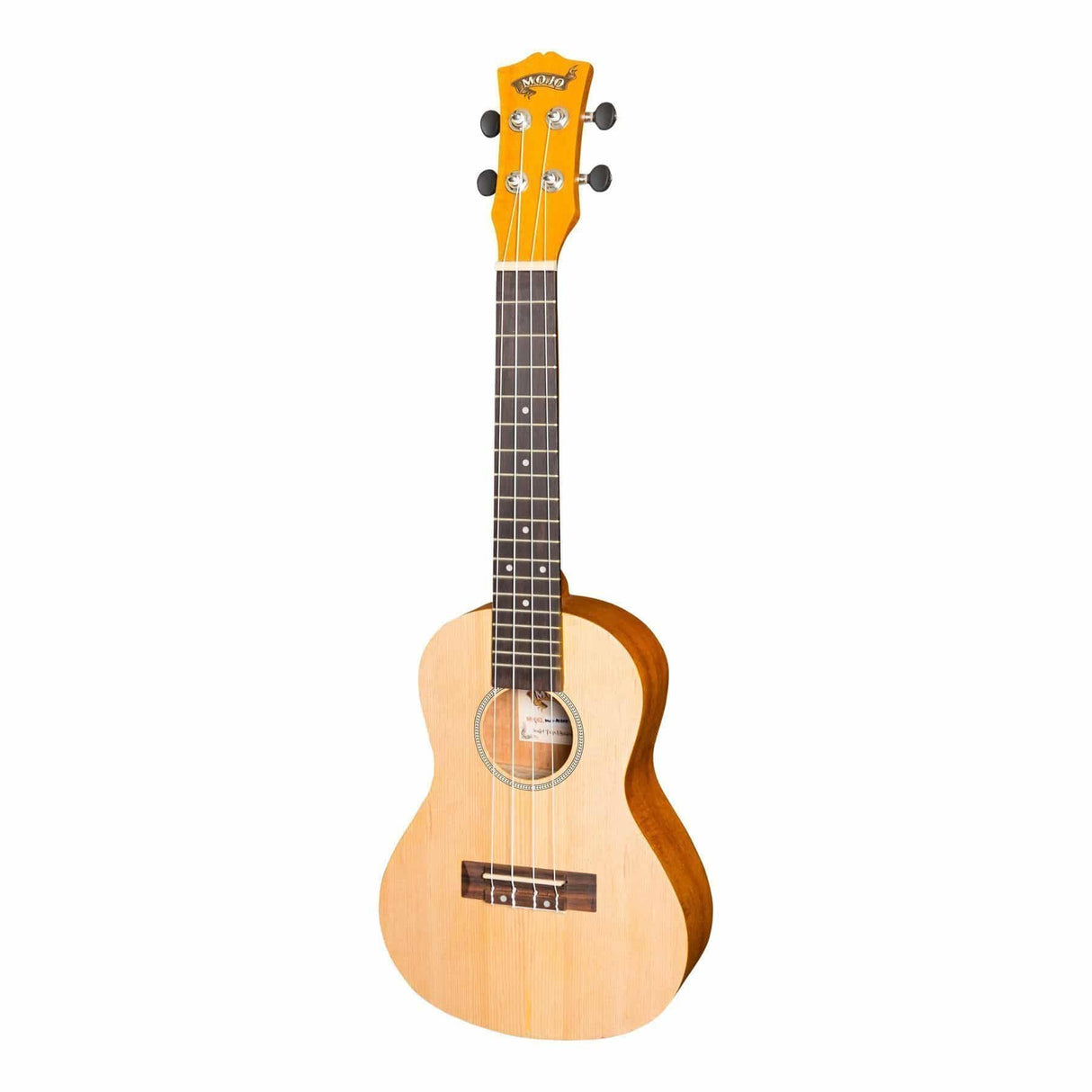 Mojo 'SA30 Series' Spruce Top and Acacia Back & Sides Electric Concert Ukulele (Natural Satin)-MCU-SA30P-NST