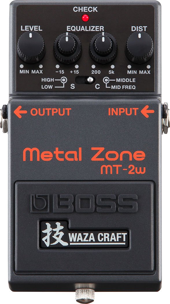 BOSS MT-2W Metal Zone WAZA CRAFT Compact Pedal