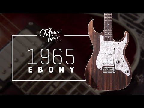 Michael Kelly Guitars 65 Custom Collection Striped Ebony