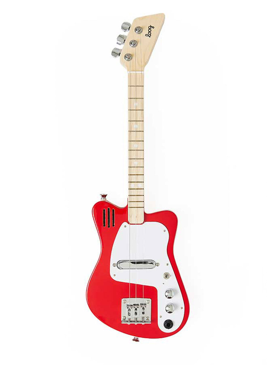 Loog Mini Electric Guitar in Red - Best 1st Guitar for Kids