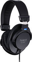 ROLAND RH-200 Monitor Headphones Black / Curly cord