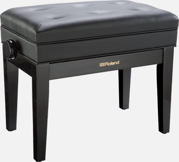 ROLAND RPB-400 Adjustable Piano Bench POLISHED EBONY