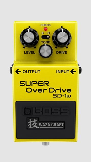 BOSS SD-1W Super Overdrive WAZA CRAFT Compact Pedal