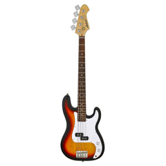 Aria STB-PB Series Electric Bass Guitar in 3-Tone Sunburst