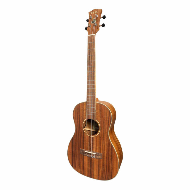 Tiki '3 Series' Koa Electric Baritone Ukulele with Gig Bag (Natural Satin)-TKB-3P-NST