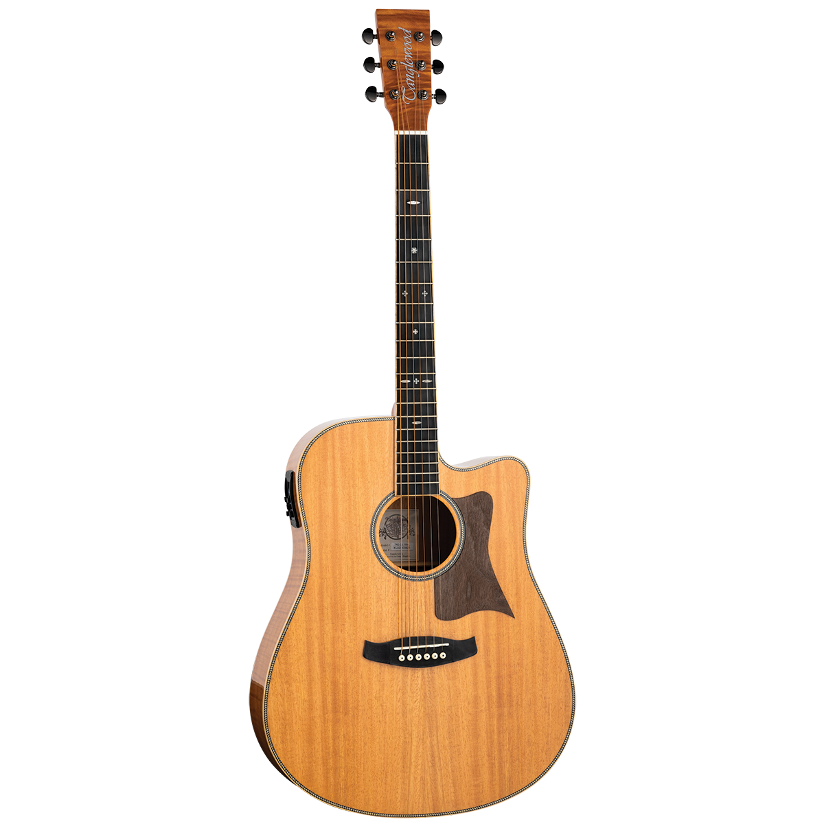 Tanglewood Reunion Pro Solid Australian Red Cedar Top Dreadnought Cutaway Electric Guitar